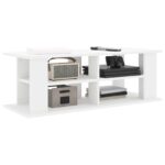 vidaXL Stojan na televízor Biela 96 x 35 x 33,5 cm – Obrázok 3