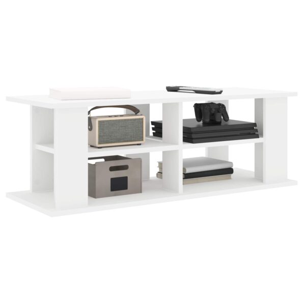 vidaXL Stojan na televízor Biela 96 x 35 x 33,5 cm – Obrázok 3