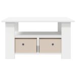 vidaXL Konferenčný stolík Biela 77 x 55 x 42 cm Kompozitné drevo – Obrázok 5