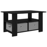 vidaXL Konferenčný stolík Čierny dub 77 x 55 x 42 cm Kompozitné drevo – Obrázok 2