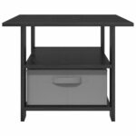 vidaXL Konferenčný stolík Čierny dub 77 x 55 x 42 cm Kompozitné drevo – Obrázok 6
