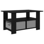 vidaXL Konferenčný stolík Čierny dub 77 x 55 x 42 cm Kompozitné drevo – Obrázok 7