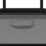 vidaXL Konferenčný stolík Čierny dub 77 x 55 x 42 cm Kompozitné drevo – Obrázok 9