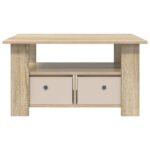 vidaXL Konferenčný stolík Sonoma dub 77 x 55 x 42 cm Kompozitné drevo – Obrázok 5