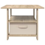 vidaXL Konferenčný stolík Sonoma dub 77 x 55 x 42 cm Kompozitné drevo – Obrázok 6