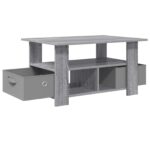 vidaXL Konferenčný stolík Sivý Sonoma 77 x 55 x 42 cm Kompozitné drevo – Obrázok 4