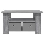 vidaXL Konferenčný stolík Sivý Sonoma 77 x 55 x 42 cm Kompozitné drevo – Obrázok 5