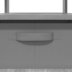 vidaXL Konferenčný stolík Sivý Sonoma 77 x 55 x 42 cm Kompozitné drevo – Obrázok 9