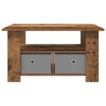 vidaXL Konferenčný stolík Staré drevo 77 x 55 x 42 cm Kompozitné drevo – Obrázok 5