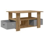vidaXL Konferenčný stolík so zásuvkou Remeselný dub 77 x 55 x 42 cm – Obrázok 4