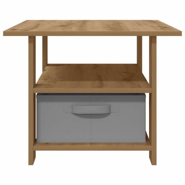 vidaXL Konferenčný stolík so zásuvkou Remeselný dub 77 x 55 x 42 cm – Obrázok 6