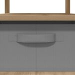 vidaXL Konferenčný stolík so zásuvkou Remeselný dub 77 x 55 x 42 cm – Obrázok 9