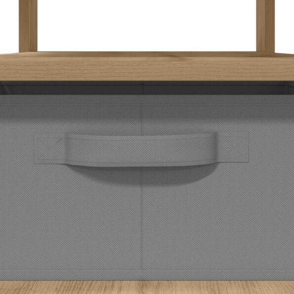 vidaXL Konferenčný stolík so zásuvkou Remeselný dub 77 x 55 x 42 cm – Obrázok 9