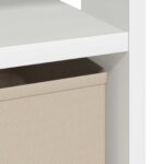vidaXL Nočný stolík 2 pcs Biela 41 x 40 x 45 cm Kompozitné drevo – Obrázok 10