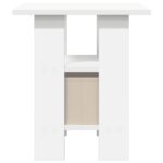 vidaXL Nočný stolík 2 pcs Biela 41 x 40 x 45 cm Kompozitné drevo – Obrázok 7