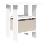 vidaXL Nočný stolík 2 pcs Biela 41 x 40 x 45 cm Kompozitné drevo – Obrázok 8