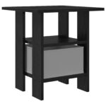 vidaXL Nočný stolík 2 pcs Čierny dub 41 x 40 x 45 cm Kompozitné drevo – Obrázok 8