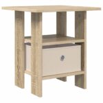 vidaXL Nočný stolík Sonoma dub 41 x 40 x 45 cm Kompozitné drevo – Obrázok 2