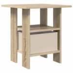 vidaXL Nočný stolík Sonoma dub 41 x 40 x 45 cm Kompozitné drevo – Obrázok 8