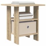 vidaXL Nočný stolík 2 pcs Sonoma dub 41 x 40 x 45 cm Kompozitné drevo – Obrázok 3