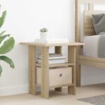 vidaXL Nočný stolík 2 pcs Sonoma dub 41 x 40 x 45 cm Kompozitné drevo – Obrázok 4
