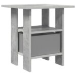 vidaXL Nočný stolík Betónová šedá 41 x 40 x 45 cm Kompozitné drevo – Obrázok 8