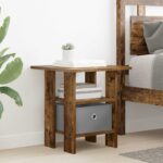 vidaXL Nočný stolík 2 pcs Dymová dub 41 x 40 x 45 cm Kompozitné drevo – Obrázok 4