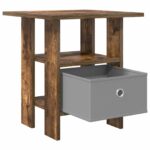 vidaXL Nočný stolík 2 pcs Dymová dub 41 x 40 x 45 cm Kompozitné drevo – Obrázok 5