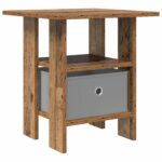 vidaXL Nočný stolík Staré drevo 41 x 40 x 45 cm Kompozitné drevo – Obrázok 2