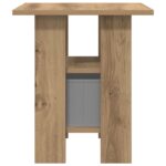 vidaXL Nočný stolík Remeselný dub 41 x 40 x 45 cm Kompozitné drevo – Obrázok 7