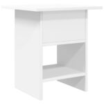 vidaXL Nočný stolík so zásuvkou Biela 41 x 40 x 45 cm Kompozitné drevo – Obrázok 8
