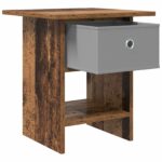 vidaXL Nočný stolík 2 pcs Staré drevo 41 x 40 x 45 cm Kompozitné drevo – Obrázok 5
