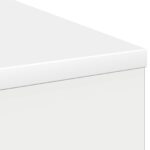 vidaXL Stôl so zásuvkou Biela 100 x 40 x 75 cm Kompozitné drevo – Obrázok 10