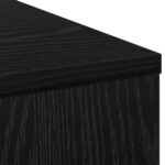 vidaXL Stôl so zásuvkou Čierny dub 100 x 40 x 75 cm Kompozitné drevo – Obrázok 10