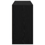 vidaXL Stôl so zásuvkou Čierny dub 100 x 40 x 75 cm Kompozitné drevo – Obrázok 7