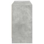 vidaXL Stôl s poličkou Betónová šedá 100 x 40 x 75 cm Kompozitné drevo – Obrázok 7