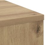 vidaXL Stôl s poličkou Remeselný dub 100 x 40 x 75 cm Kompozitné drevo – Obrázok 10