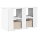 vidaXL Stojan na televízor so zásuvkou Biela 79 x 40 x 48 cm – Obrázok 8