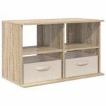 vidaXL Stojan na televízor so zásuvkou Sonoma dub 79 x 40 x 48 cm – Obrázok 2