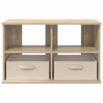 vidaXL Stojan na televízor so zásuvkou Sonoma dub 79 x 40 x 48 cm – Obrázok 6