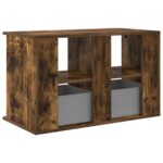 vidaXL Stojan na televízor so zásuvkou Dymová dub 79 x 40 x 48 cm – Obrázok 8