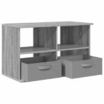 vidaXL Stojan na televízor so zásuvkou Sivý Sonoma 79 x 40 x 48 cm – Obrázok 5