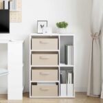 vidaXL Servírovacia skriňa Biela 60 x 33,5 x 84 cm – Obrázok 4