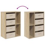 vidaXL Servírovacia skriňa Dub sonoma 60 x 33,5 x 84 cm – Obrázok 13
