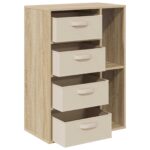 vidaXL Servírovacia skriňa Dub sonoma 60 x 33,5 x 84 cm – Obrázok 5