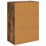 vidaXL Servírovacia skriňa Dymový dub 60 x 33,5 x 84 cm – Obrázok 8