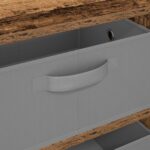 vidaXL Servírovacia skriňa Staré drevo 60 x 33,5 x 84 cm – Obrázok 10