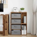 vidaXL Servírovacia skriňa Staré drevo 60 x 33,5 x 84 cm – Obrázok 4