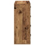 vidaXL Servírovacia skriňa Staré drevo 60 x 33,5 x 84 cm – Obrázok 7