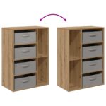 vidaXL Servírovacia skriňa Dub artisan 60 x 33,5 x 84 cm – Obrázok 13